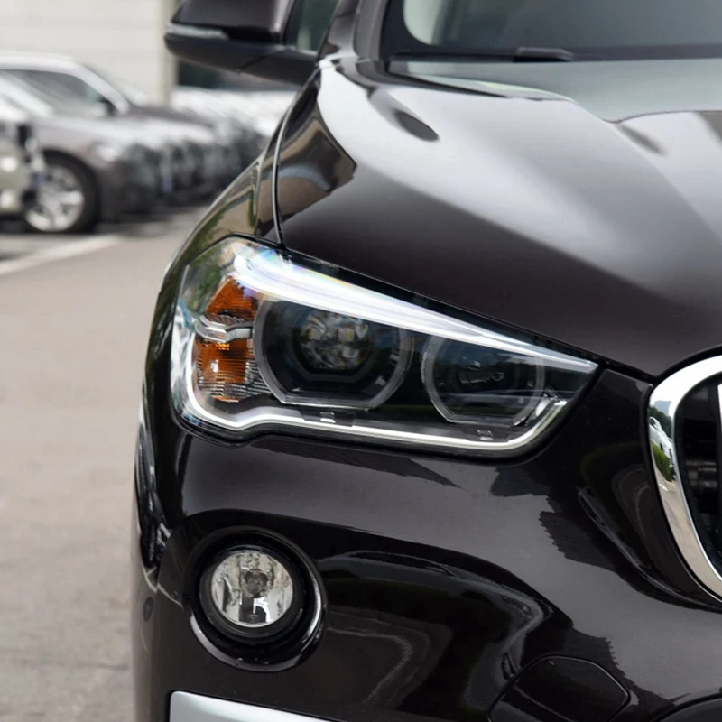 

2Pcs for-BMW F48 X1 2016 2017 2018 2019 Car Headlight Cover Clear Lens Head Light Lamp Lampshade Shell (Left & Right )