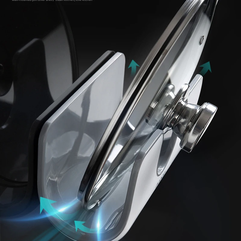 Настенная подставка для сковороды кухонный Органайзер с крючками