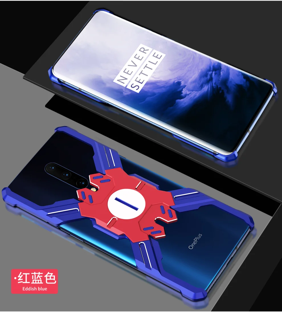 Герой Marvel элементы Алюминиевый металлический бампер чехол для OnePlus 7/Pro тонкий жесткий противоударный защитный бампер для телефона чехол OnePlus 7 Pro