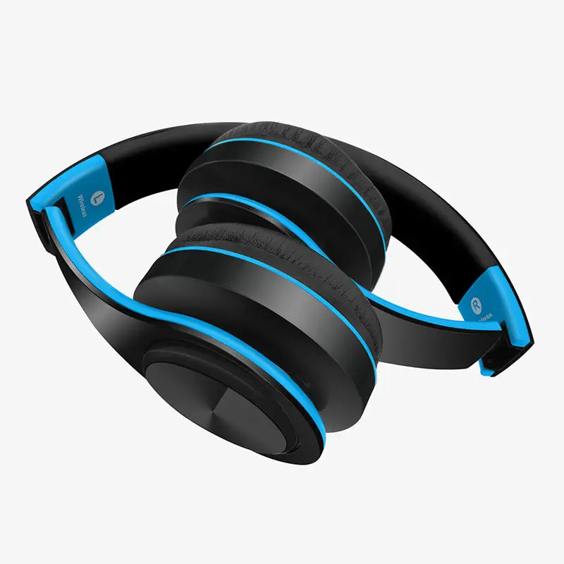 Беспроводные наушники Bluetooth гарнитура складные регулируемые с микрофоном для ПК