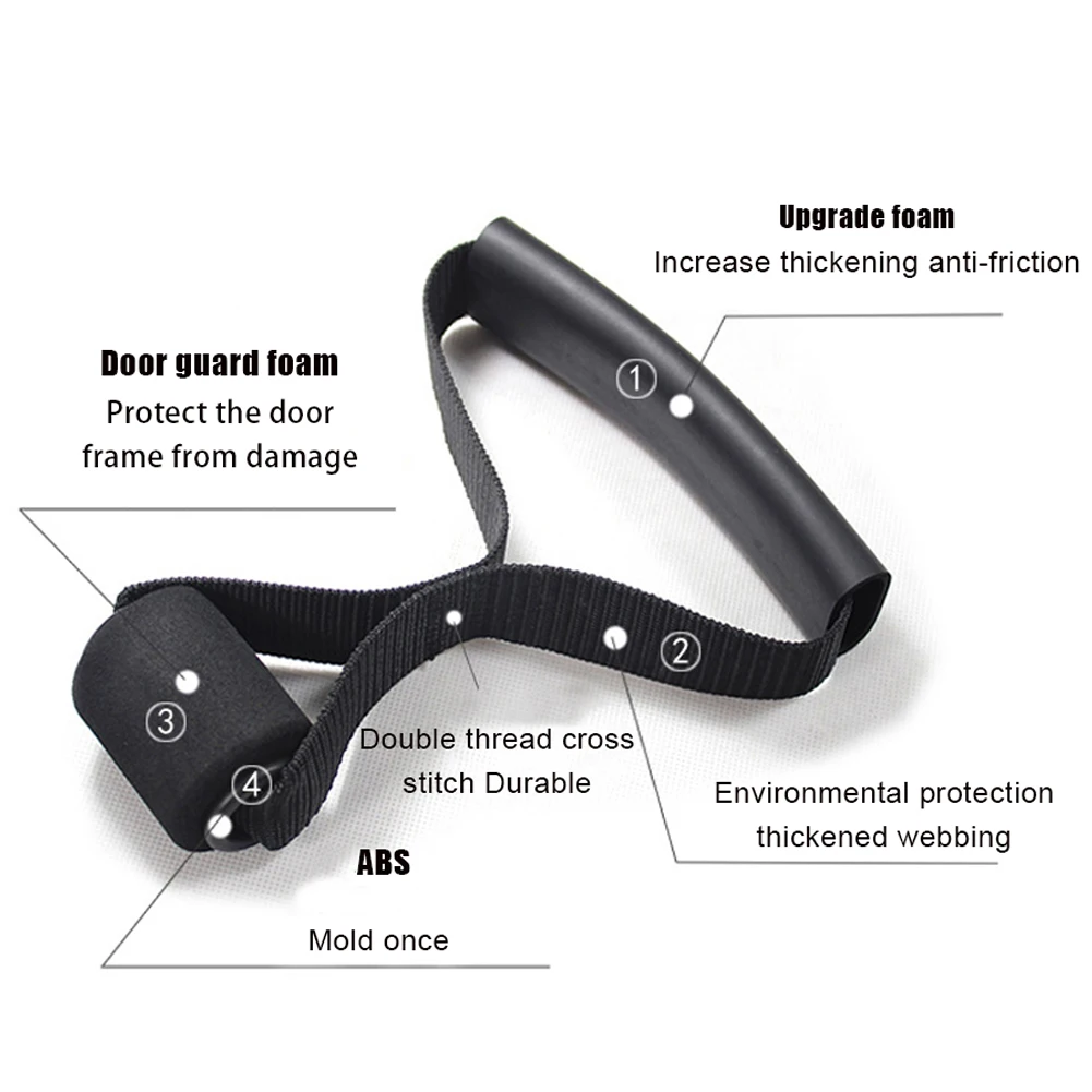

Door Anchor Pull Rope Fitness Elastic Exercise Equipment Training Strap Resistance Band Over Buckle Home Workout Exercise Bands