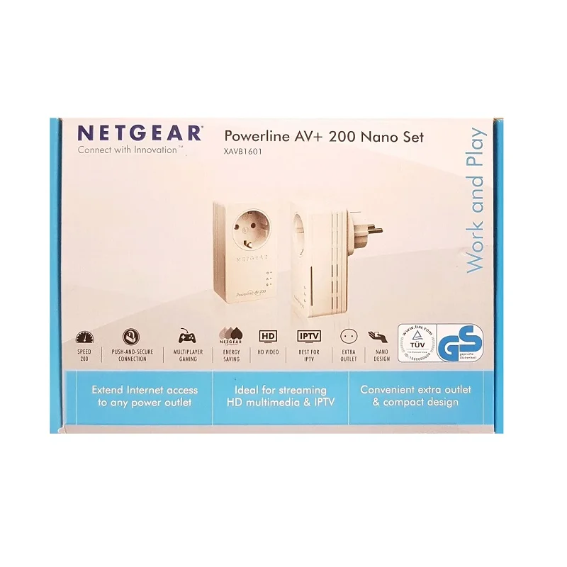 PLC адаптер Powerline AV + 200 Nano|Сетевые адаптеры c передачей данных по электросети| |