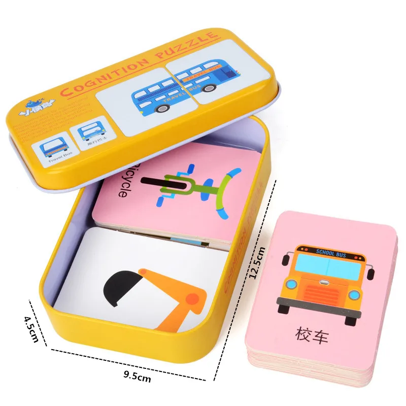 Детские познавательная головоломка карты развивающие игрушки игра для