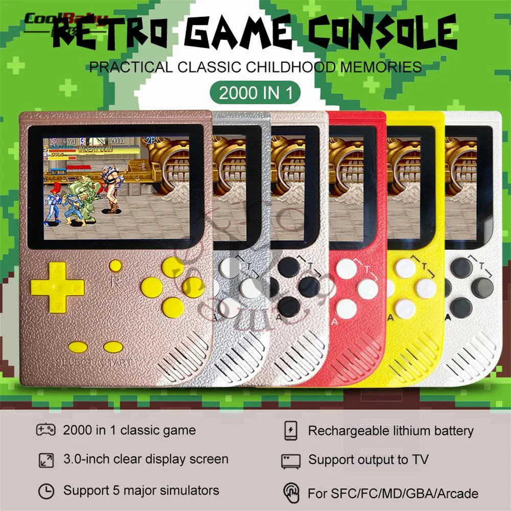 Горячий подарок ретро игра мини портативная игровая консоль 5 симулятор