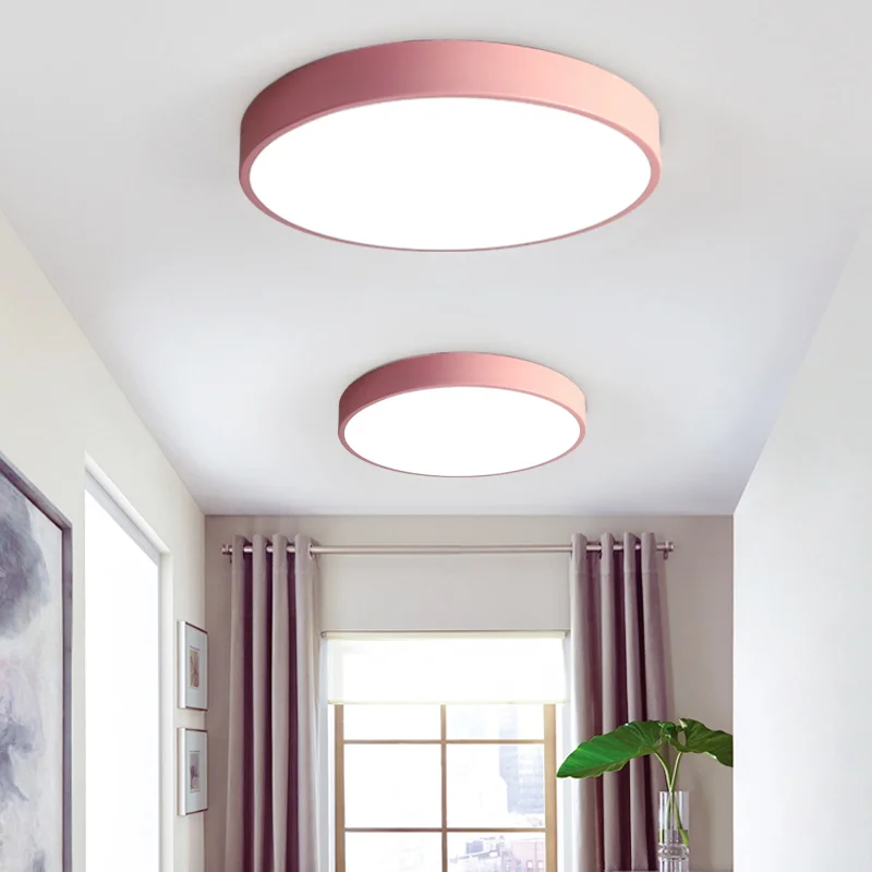 Modern LED ceiling lamp with remote control Indoor lighting Acrylic lights for living room loft 220V bedroom Dome | Лампы и освещение