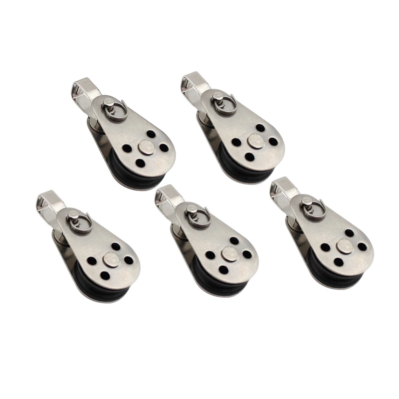 5 шт./компл. шкив из нержавеющей стали 25 мм для троса подвесная