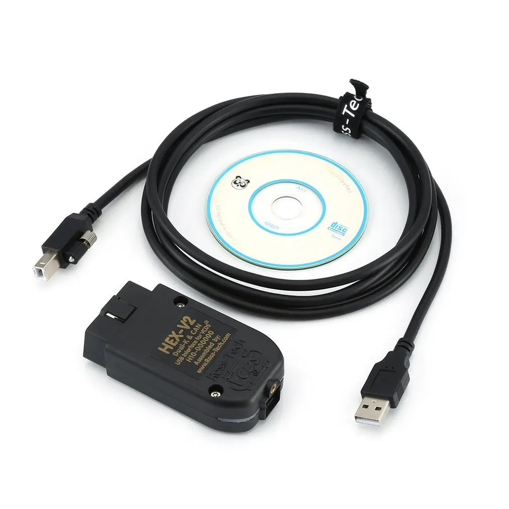 

Vcd for Hex-V2 V2 20.4 Professional Edition Wireless Diagnostic Connector Usb Interface Car Fault Diagnostic Cable