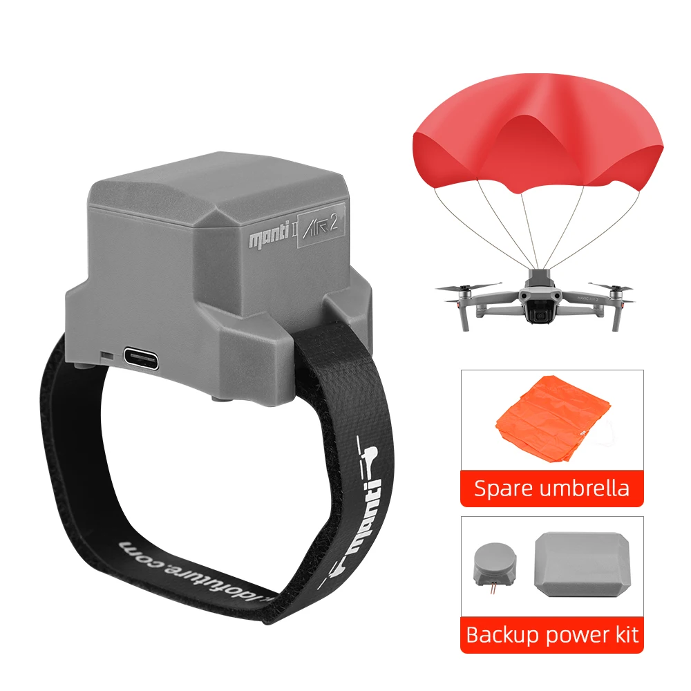 

for DJI Mavic Air 2/2S Drone Flight Safety Parachute Easy Install Flight Safety Umbrella Drone Anti-falling Protection Accessory