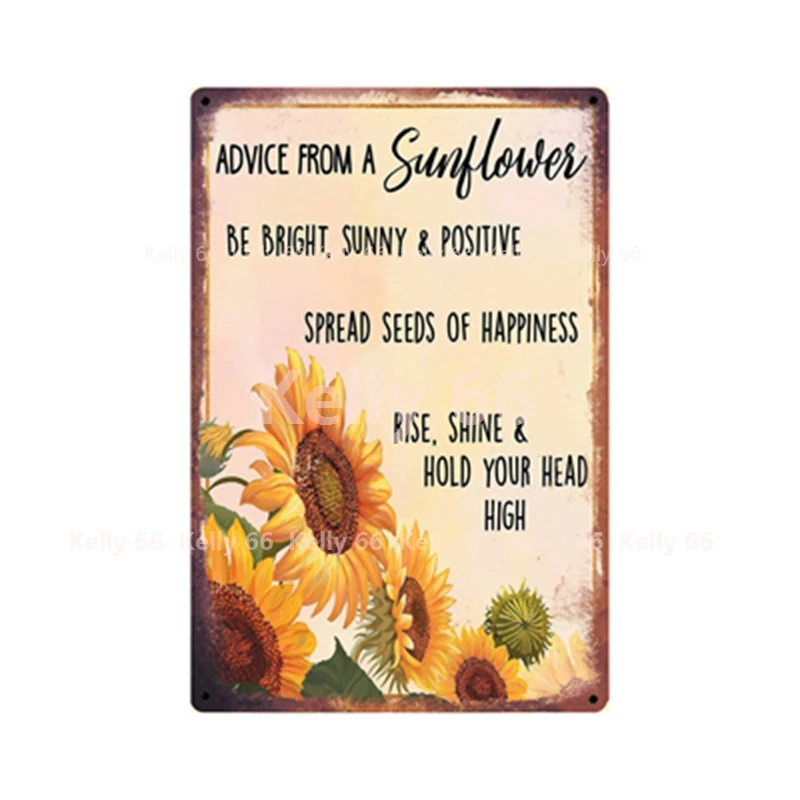 [Kelly66] с принтом You Are My подсолнечника только Sunshine счастьем Оловянная