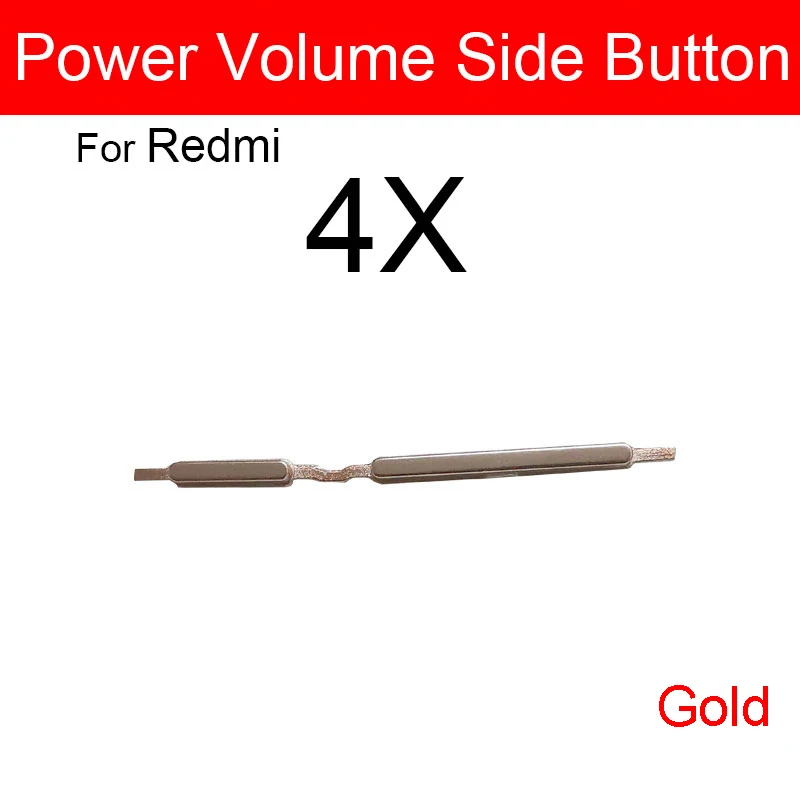 Боковая кнопка регулировки громкости для Xiaomi Redmi 3 4A 4X включения/выключения