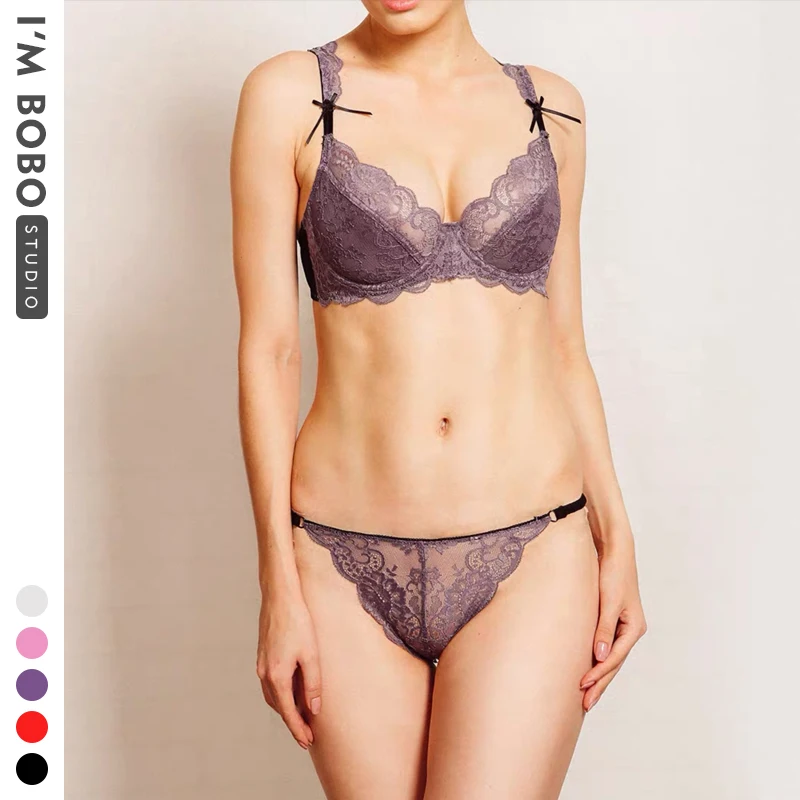 Женское кружевное белье бесшовный бюстгальтер без косточек с пуш-апом | Женская