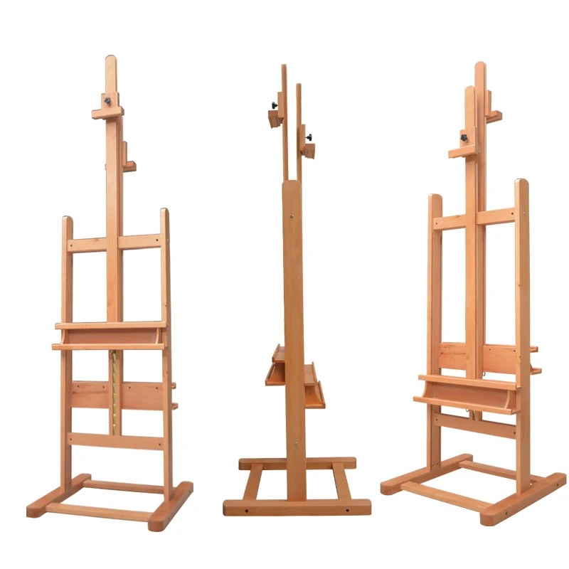 Складные масляные краски для набросков из твердой древесины Easel подставка