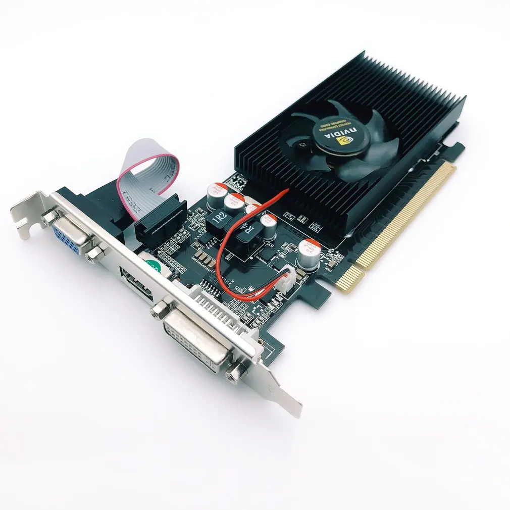 Видеокарта GT730 2 Гб GV-N730-2GI D3 128Bit GDDR3 графические карты для nVIDIA Geforce GT 730 HDMI Dvi б/у VGA |