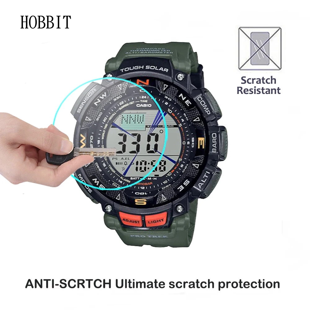 2 шт. 9H 2.5D прозрачное закаленное стекло для Casio PRO TREK PRG 240 PRG240 Защитная пленка смарт