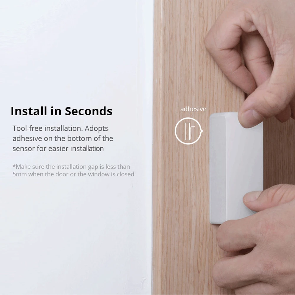 

SONOFF DW2 Sensor Wifi Wireless Door Window Alarm Sensor Open/Closed Detectors Wireless Automation Anti-Theft e-WeLink APP