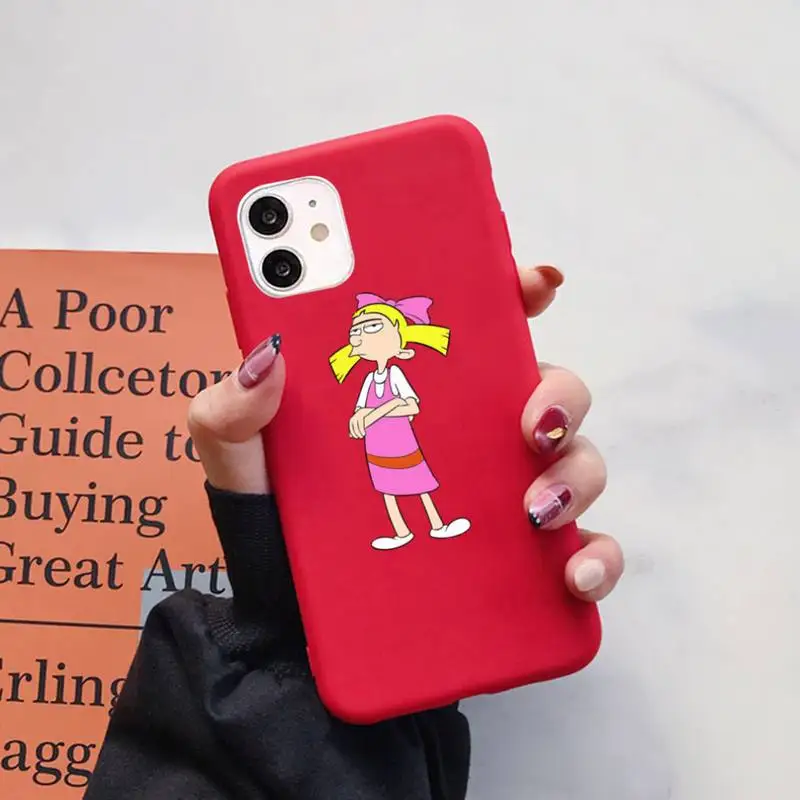 

Babaite Hey Arnold Phone Case Soft Solid Color for iPhone 11 12 13 mini pro XS MAX 8 7 6 6S Plus X XR
