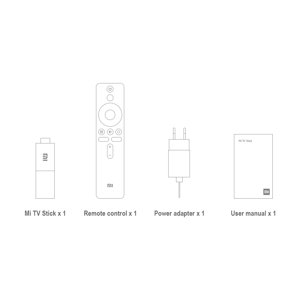 

Global Version Xiaomi Mi TV Stick 1080P Multi-language Google Assistant Netflix Spotify Smart Android TV Stick From XIAOMI 2020