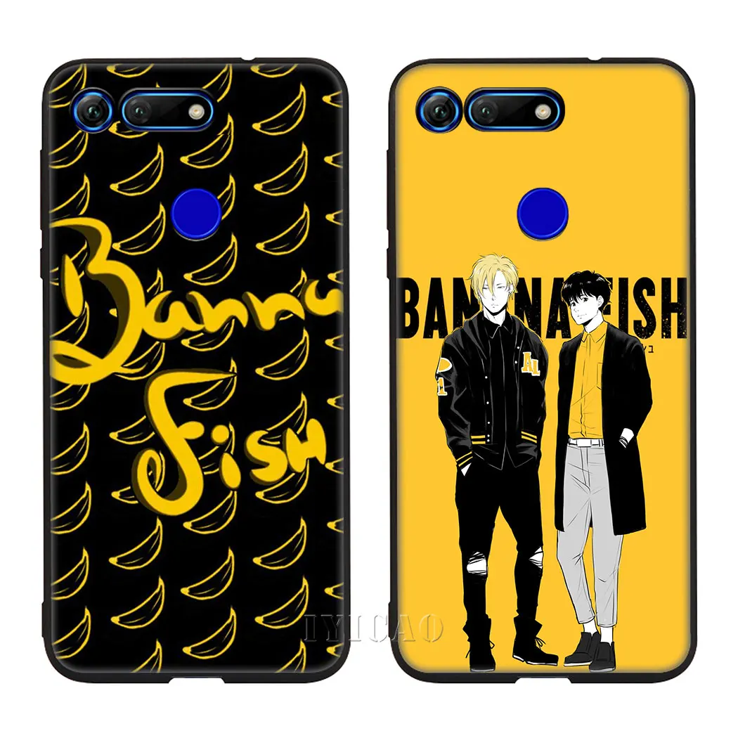 Banana Fish Soft Silicone Case for Huawei Honor view 20 9X 7A Pro 10 9 8 Lite 8X 8C 7X 7C 6A Note |