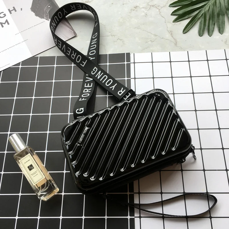 

Luxury Hand Bags for Women 2021 New Suitcase Shape Totes Women Famous Brand Clutch Bag Mini Box Bag Fashion Mini Luggage Bag