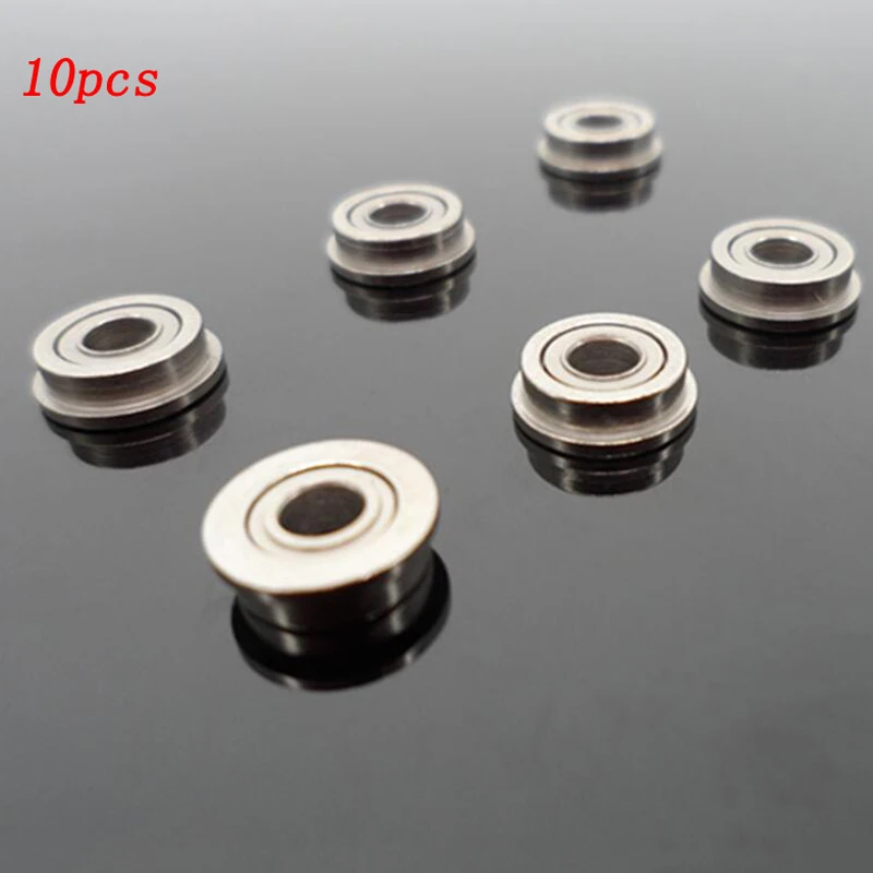 10 шт. высокоскоростные подшипники с фланцем внутренний диаметр 3 мм/4 мм детали