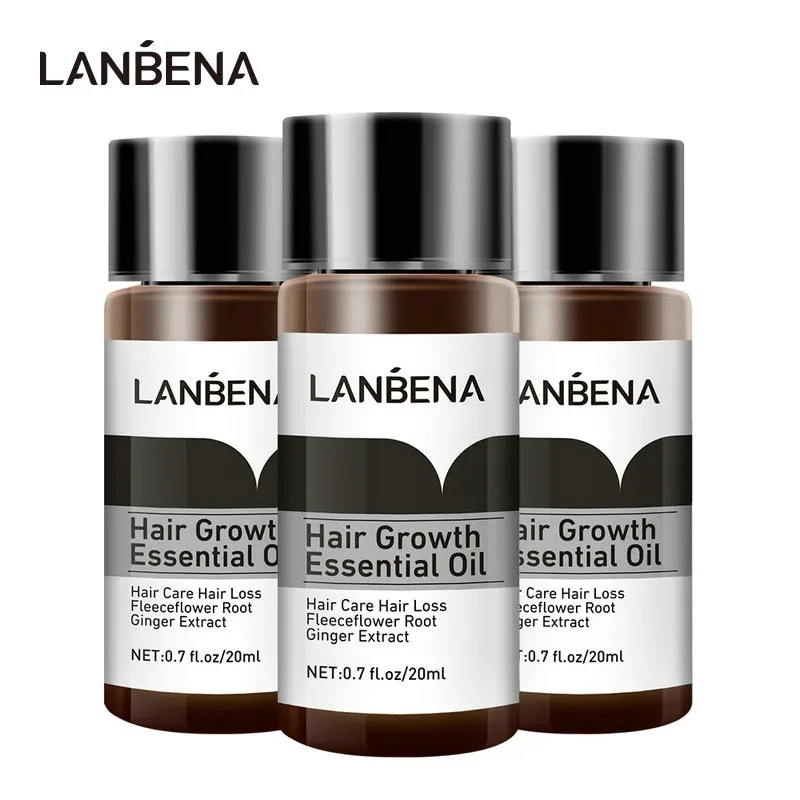 

Эссенция для роста волос LANBENA 3 шт., продукты для роста волос, эфирное масло, жидкое лечение, предотвращение выпадения волос, уход за волосами ...