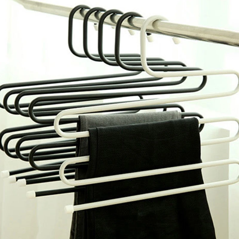 

97QE DIY Crafts Multi-layer Clothes Hanger Epoxy Resin Mold Towel Rack Silicone Mould
