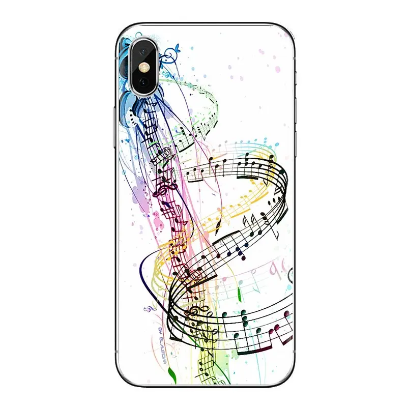 Музыкальные ноты скрипки классическая музыкальная Обложка для samsung Galaxy S2 S3 S4 S5 MINI