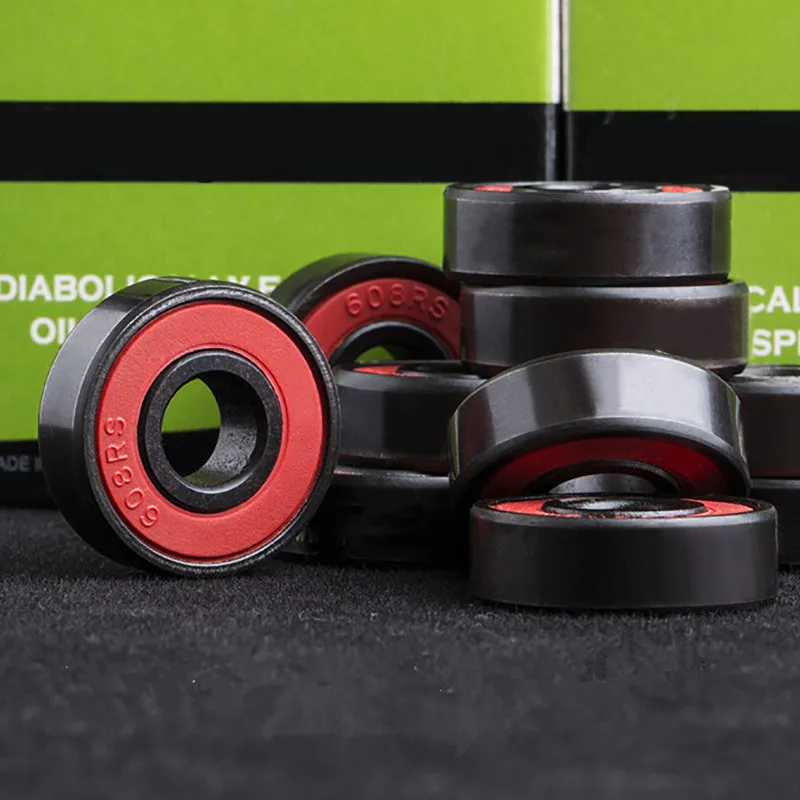 8 Pcs 608RS Ceramic Speed Wheels Bearing For Finger Spinner Skateboard Skate Roller | Обустройство дома