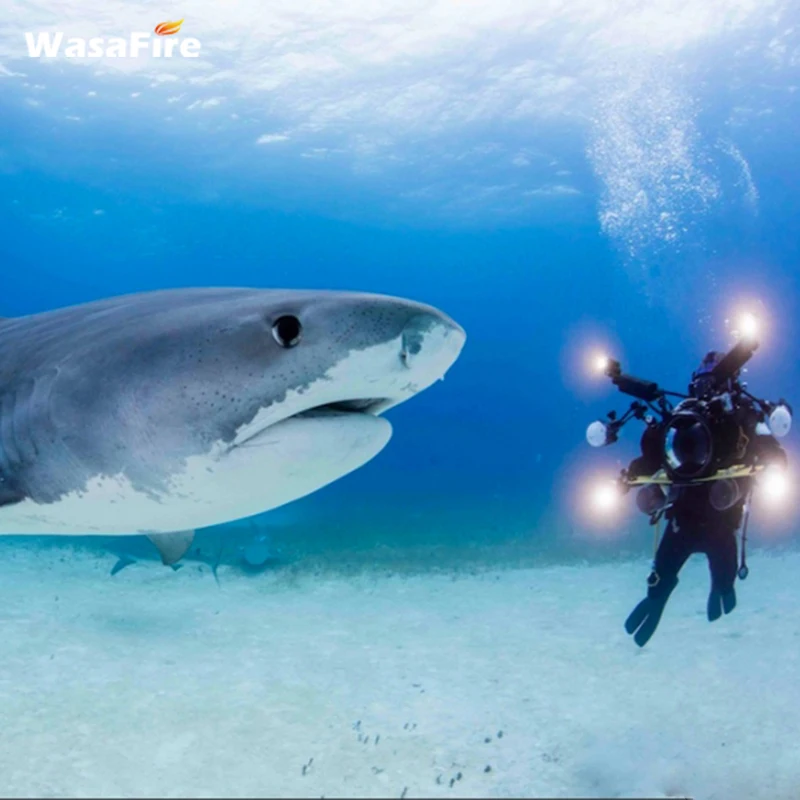 Мощный 2000 люмен фонарь для дайвинга XML L2 3 режима светодиодный светильник вспышка