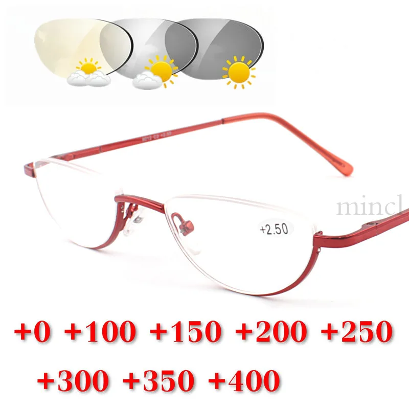 2019 полуоправы овальные очки для чтения женщин и мужчин Солнцезащитные