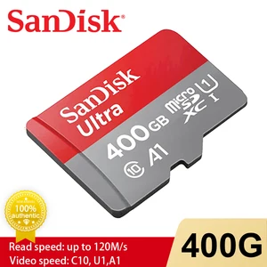 SanDisk карта памяти, класс 10, 400 ГБ, 32 ГБ, 64 ГБ, 128 ГБ, 16 ГБ, 256 ГБ, 512 ГБ
