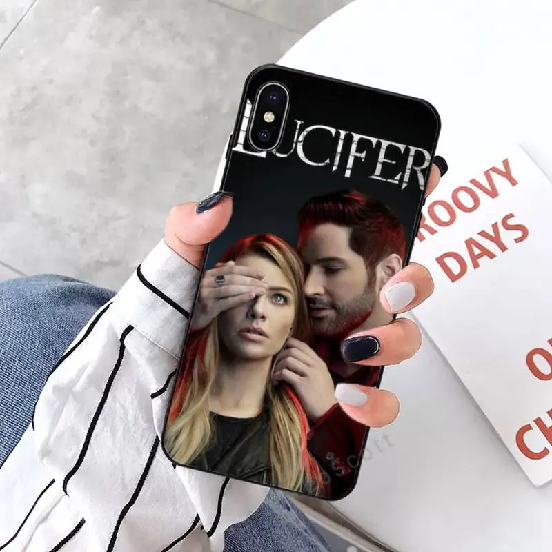 

American TV Degenerate angel Lucifer Phone Case for iPhone 11 12 pro XS MAX 8 7 6 6S Plus X 2020 XR Mini