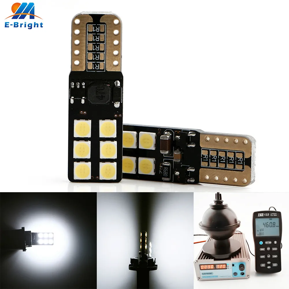 2X W5W Canbus 9 26 В T10 3030 12SMD Светодиодная лампа индикатор ширина габаритная