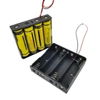 DIY 18650 ящик для хранения батарей 1X 2X 3X 4X слот Power Bank Чехлы зажим для батарей держатель Контейнер с проводом свинцовая шпилька Z2