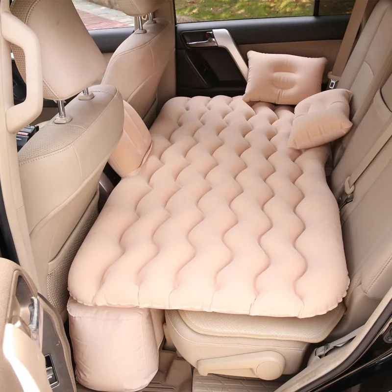 Car Air Inflatable Mattress Bed Sleep Rest Car SUV Travel Bed Child Protection Design Multi Functional For Outdoor Camping Beach