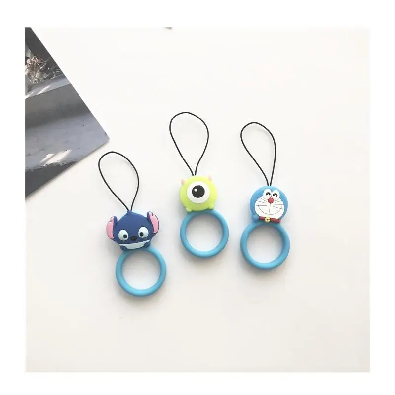 Цепочка для телефона милый ремешок мобильного кольцо пальца шеи держатель