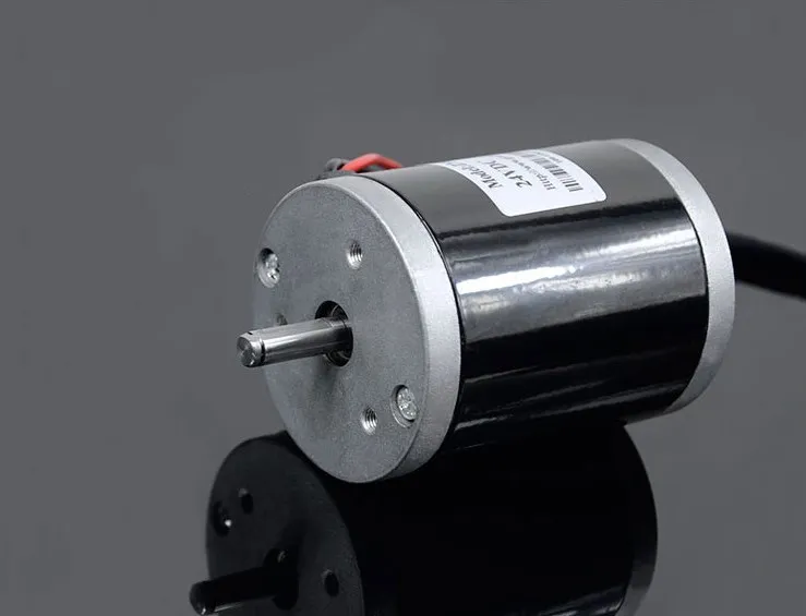

12-24V120W high torque low noise double ball bearing high power DC motor motor