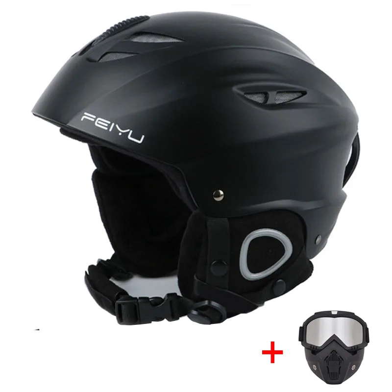 

Зимний ветрозащитный лыжный шлем с когтями и маской, теплый дышащий Лыжный шлем, мужской и женский уличный шлем для сноуборда