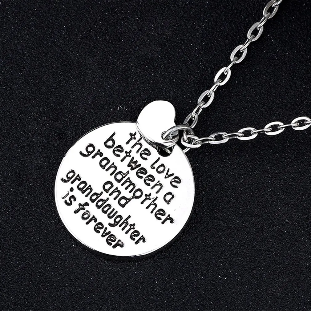 Подвеска в виде сердца с надписью популярные украшения для женщин унисекс