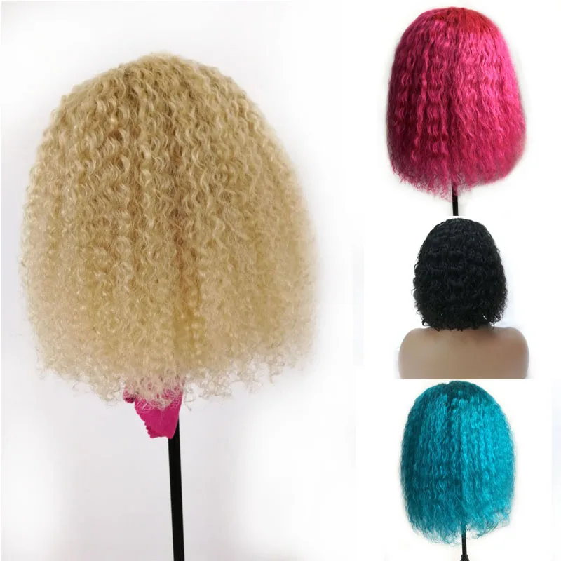 Парики из натуральных волос на кружевной основе 613 цвет волны воды парик для