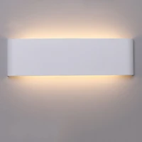 12w rectangle front mirror light led wall lamp aluminum wall lights for home lighting light fixture loft stair wall lamp bl02