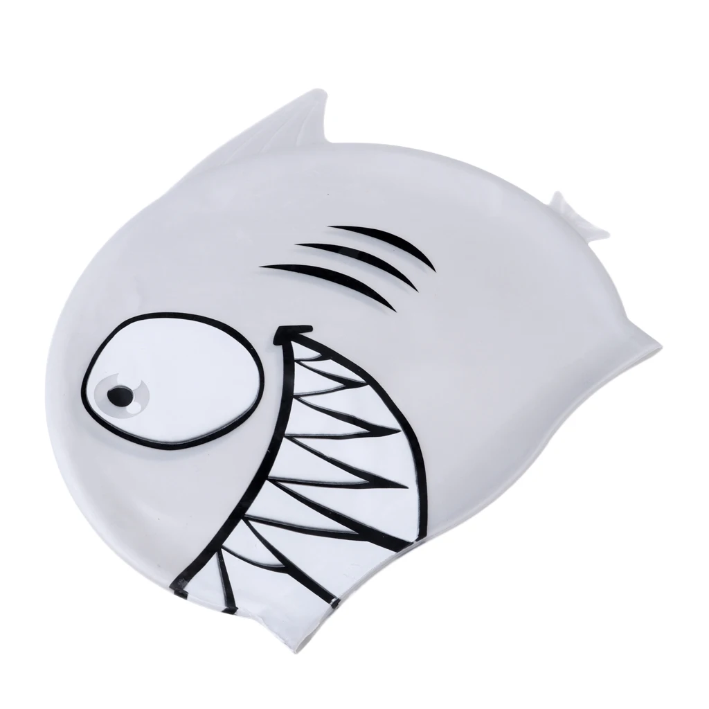 

Kids Silicone Swimming Cap Anti-slip Waterproof Beach Swim Pool Bathing Hat