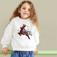 kids clothes autumn winter girls and boys christmas style print long sleeve cotton sweatershirt unisex pullover
