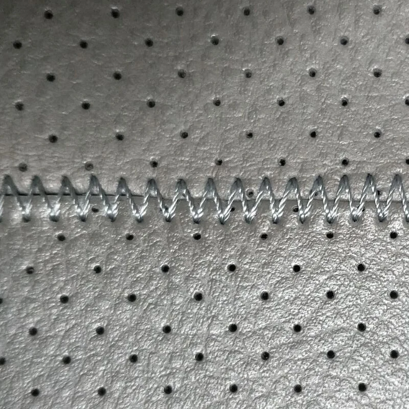 Чехол для руля из натуральной кожи диаметром 38 см мягкий чехол с перфорацией