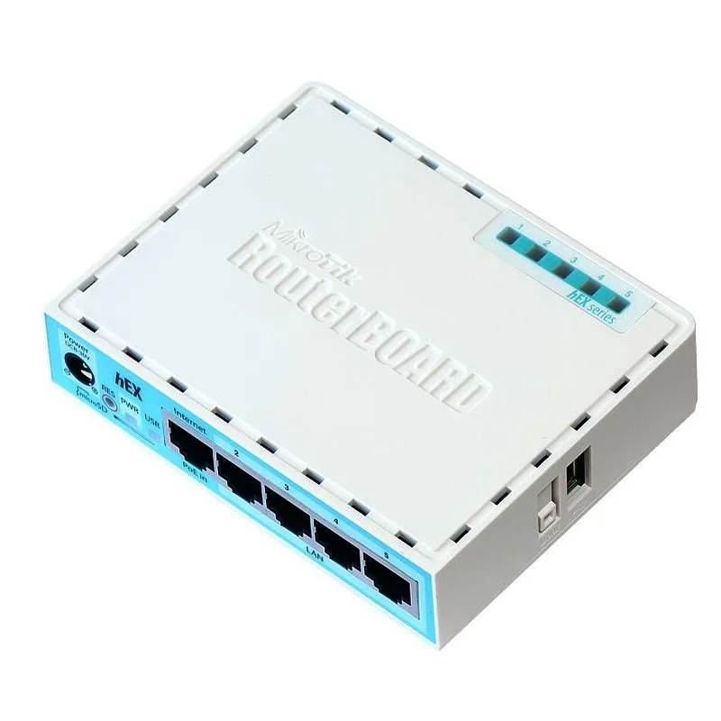 Гигабитный Ethernet-роутер роутер из оптической волокна шестигранный mikrotik RB750Gr3