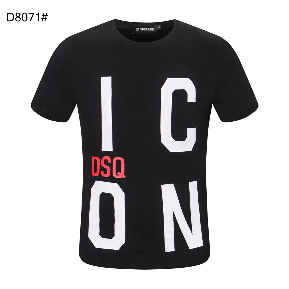 

Мужская хлопковая футболка с коротким рукавом и графическим принтом