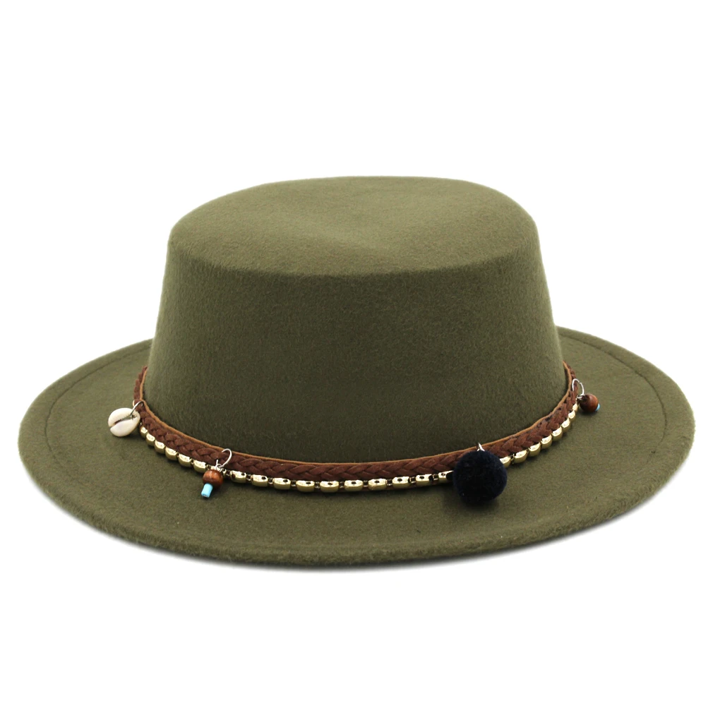 Шляпа-котелок из смеси шерсти для мужчин и женщин 56-58 см | Аксессуары одежды