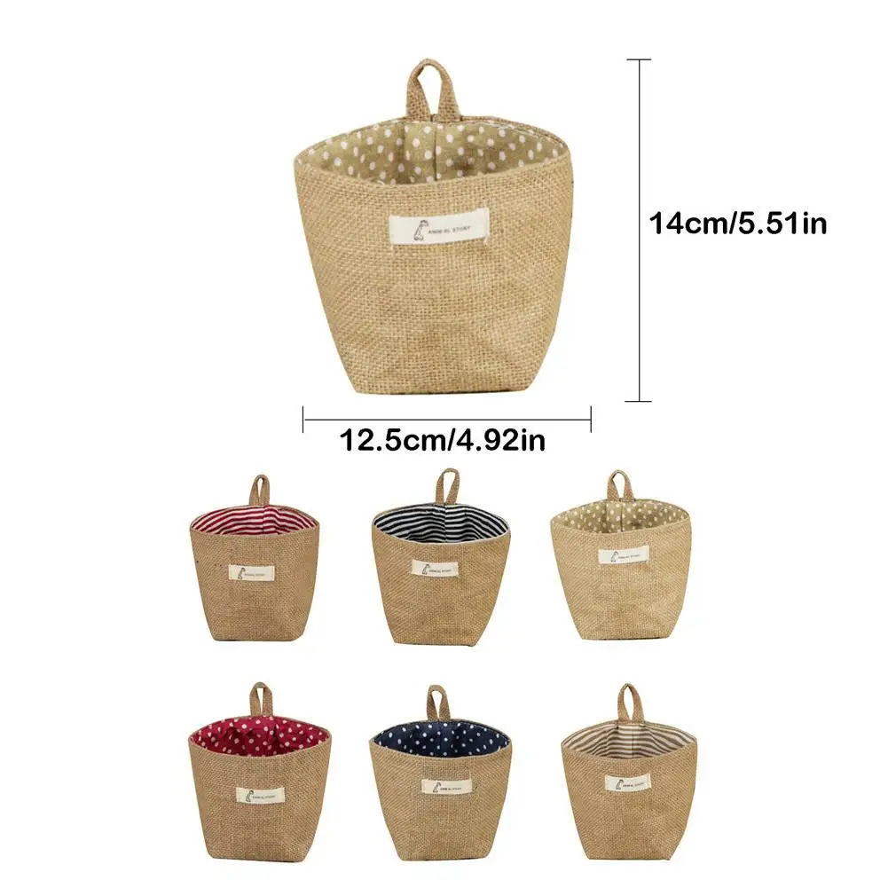 Household Storage Foldable Woven Basket Pot Garden Flower Vase Hanging Wicker Bellied Baskets | Дом и сад