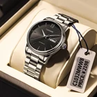 Часы наручные CADISEN Мужские автоматические, роскошные модные полностью стальные, с японским механизмом NH36, водонепроницаемость 50 м