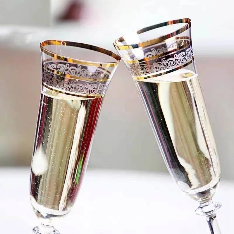 

Imported Crystal Champagne Glass Wine Glass Wine Glass Goblet Creative Champagne Glass